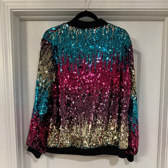 Sequin Multicolor Jacket - Picture 2 of 2